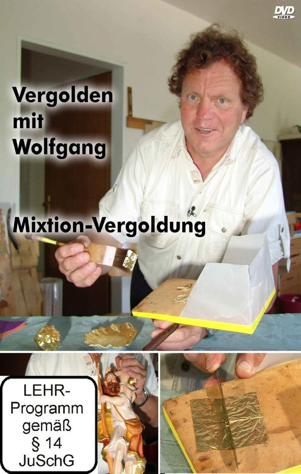 USB-Stick Vergolden mit Wolfgang Mixtionvergoldung