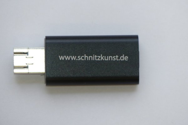USB-Stick Vergolden mit Wolfgang Polimentvergoldung